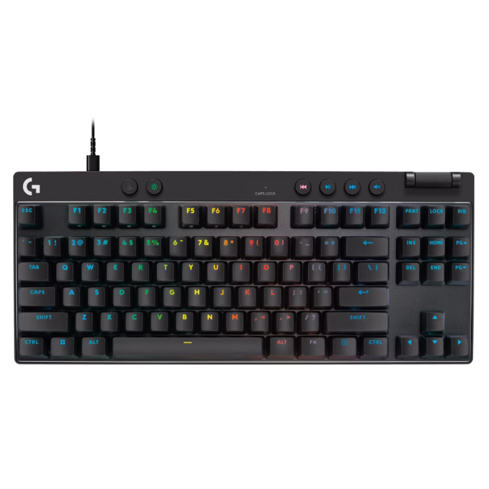 Teclado Logitech G Pro X TKL: GX Blue / Red / Brown (escolha), TKL (87 teclas)