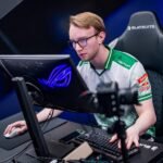 Rene Madsen, o TeSeS, jogador profissional de CS2, no Team Falcons