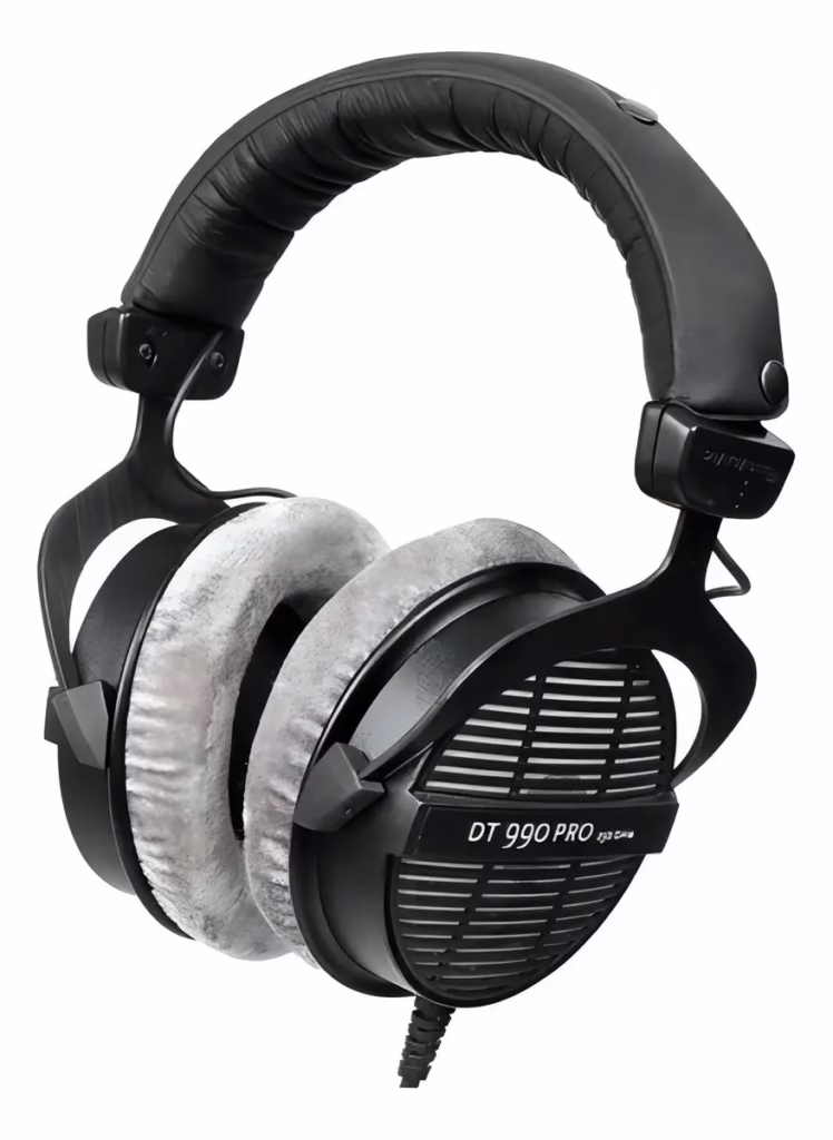 Fone Beyerdynamic DT 990 Pro: aberto, 250 ohms
