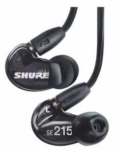 Fone Shure SE215: in-ear de monitoramento, isolamento 37 dB