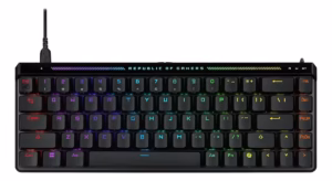 Teclado ASUS ROG Falchion Ace HFX: 65%, hall effect
