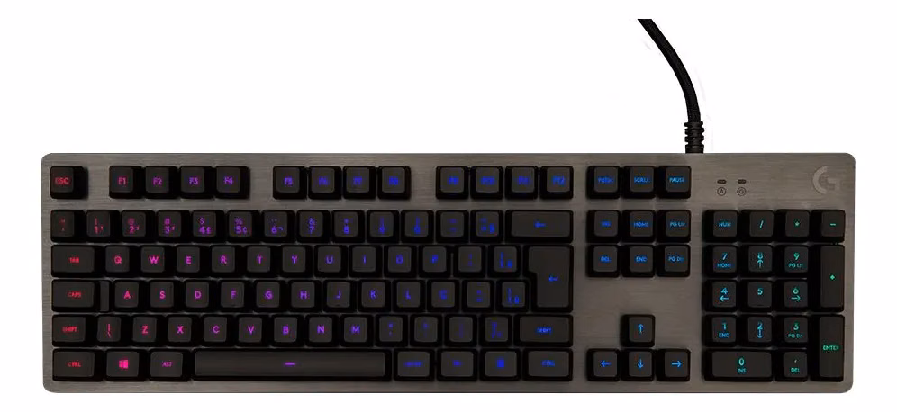 Teclado Logitech G512 Carbon: GX Brown, ABNT2