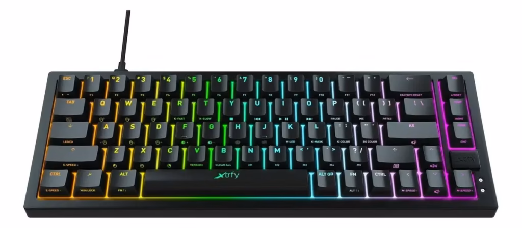 Teclado Xtrfy K5 Compact: 65% hot-swap
