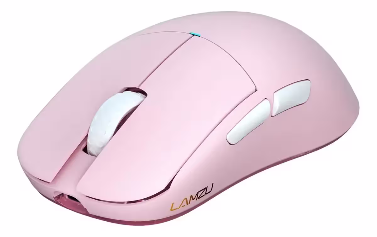 Lamzu Atlantis Mini em vista lateral, formato simétrico