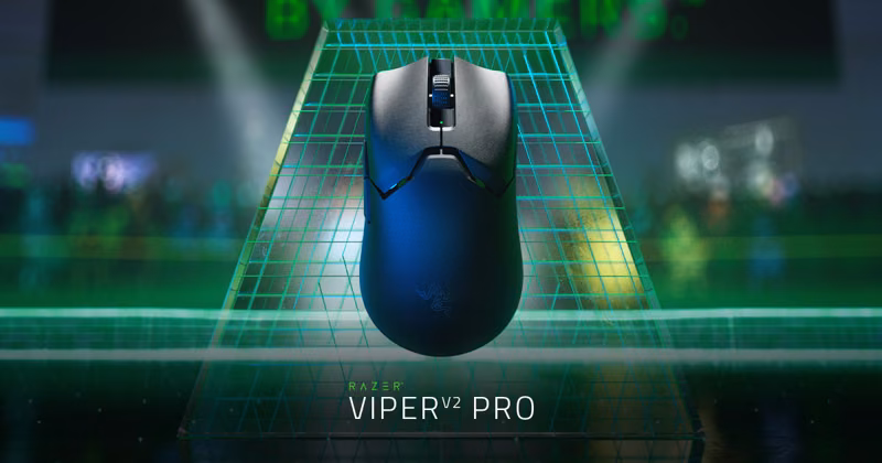 Mouse Razer Viper V2 Pro sem fio preto